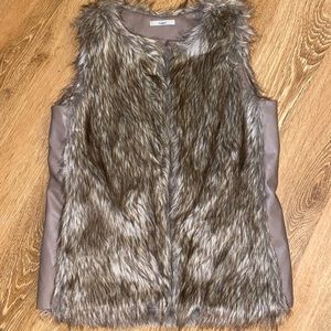 Taupe Fur Vest